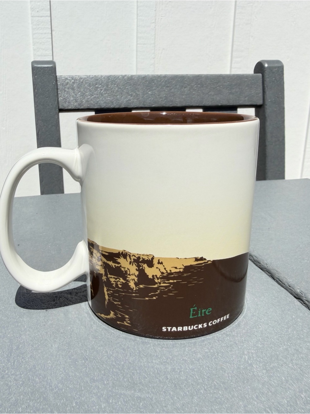 Starbucks Ireland Ceramic Mug 16 oz — Cream, Brown & Green - Picture 3 of 6